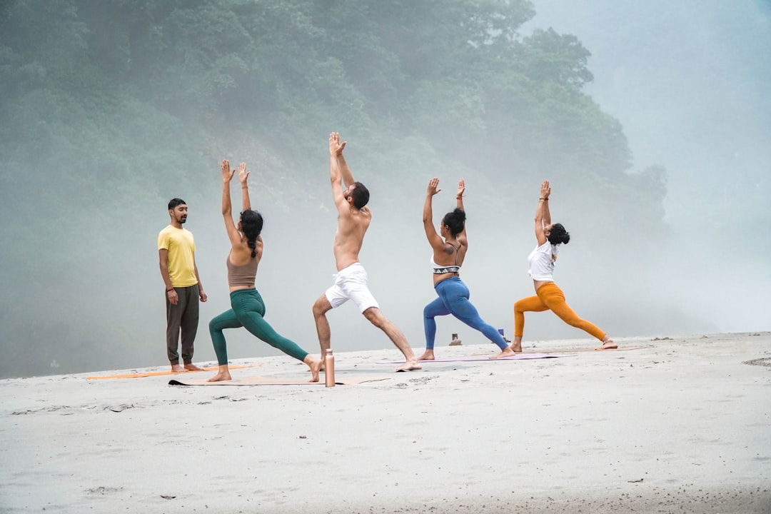 portfolio-05 Beach Yoga Session conduct by Adi Yogpeeth